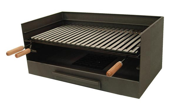 CAJON BARBACOA CON PARRILLA INOX 61 X 40 X 33 CM