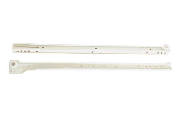GUIA CAJON INFERIOR BLANCA AUTOCIER 250MM ESP1MM
