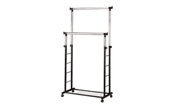 PERCHERO DOBLE ALTO REGULABLE 41X87,5 CM