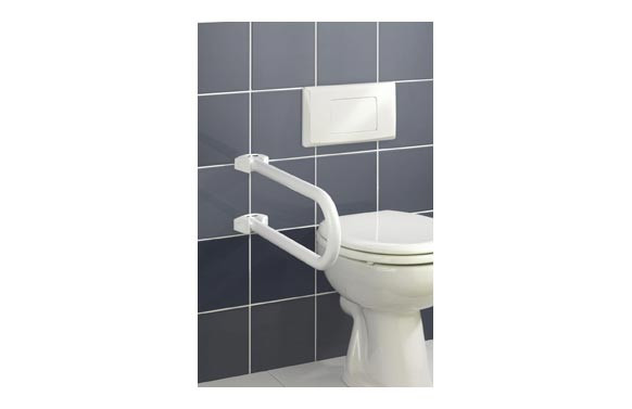 SOPORTE SEGURIDAD BAÑO PLEGABLE 53X10X21 BLANCO