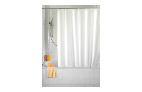 CORTINA BAÑO BLANCO PEVA 180X200CM