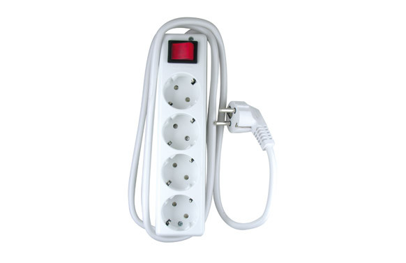 BASE MULTIPLE ECO CON INTERRUPTOR 6 TOMAS 1,5 MT