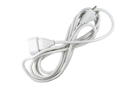 PROLONGADOR 2X1 BLANCO 10A 3MT