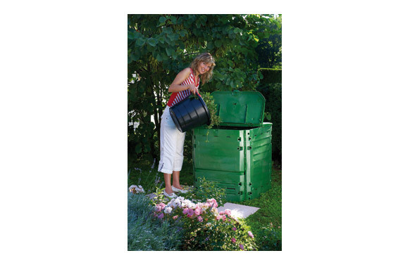 COMPOSTADOR THERMO KING VERDE 600 L. 104 X 80 X 80 CM.