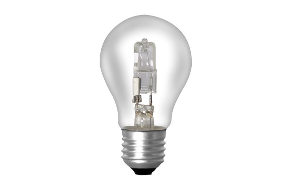 LAMPARA ECO HALOGENA GLOBO 28W E-27