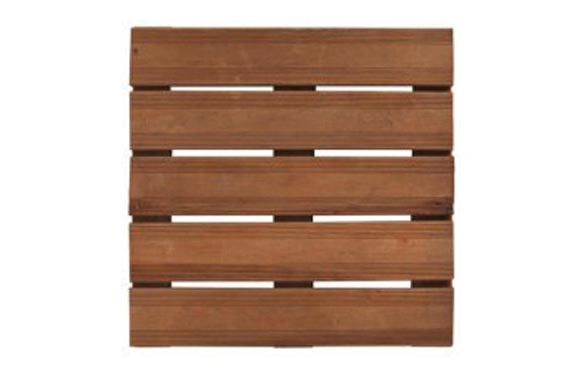 TARIMA LAMAS MADERA BOLENIA MARRON 50 X 50 CM