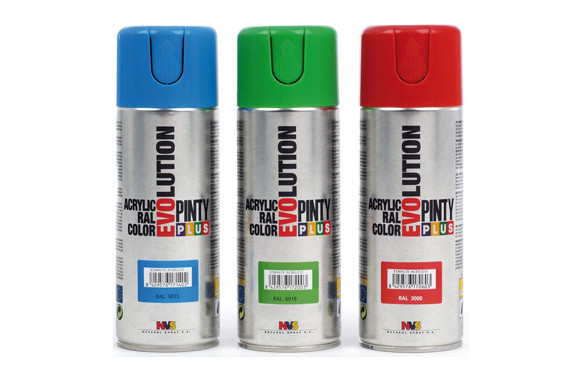 PINTURA SPRAY ACRILICA BRILLO 520 CC RAL2004 NARANJA