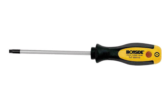 DESTORNILLADOR BOCA TORX TAMPER 30 X 115 MM MANGO BIMATERIA, VARILLA: CROMO MOLIBDENO VANADIO