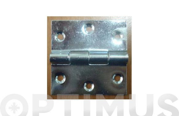 BISAGRA DOBLE HOJA CINCADA SIN REMATE 55370 X 60 MM 54/2043