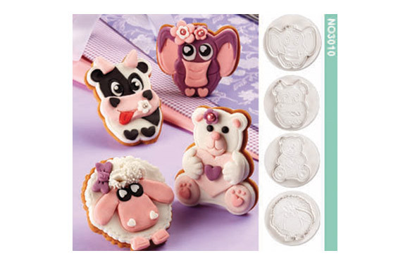 CORTADOR GALLETAS CON EXPULSOR 3010-SET ANIMALES
