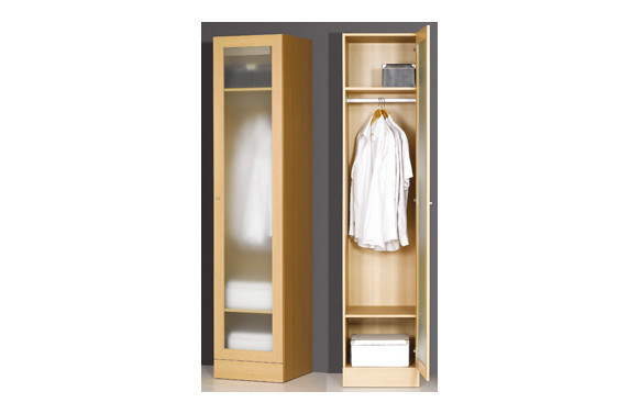 ARMARIO MAGIK ROBLE 1 PUERTA CRISTAL 220X48X52 CM