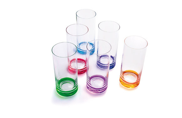 VASO ALTO COLOR FAVORIT 6 UNIDADES