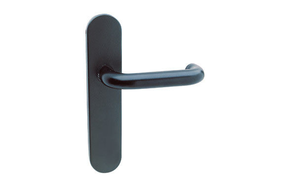 MANILLA CORTAFUEGO SERIE MONOBLOC NEGRO MATE SIN BOCALLAVE