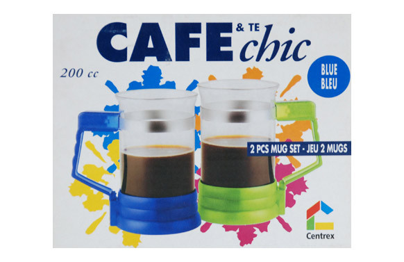 MUG CHIC AZUL (JUEGO 2 UNIDADES)