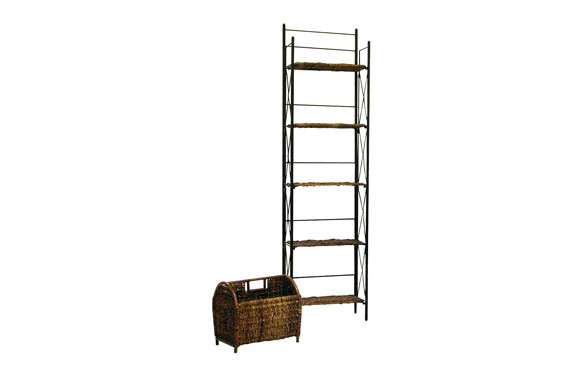 ESTANTERIA PLEGABLE MIMBRE 168 X 46 X 21 CM