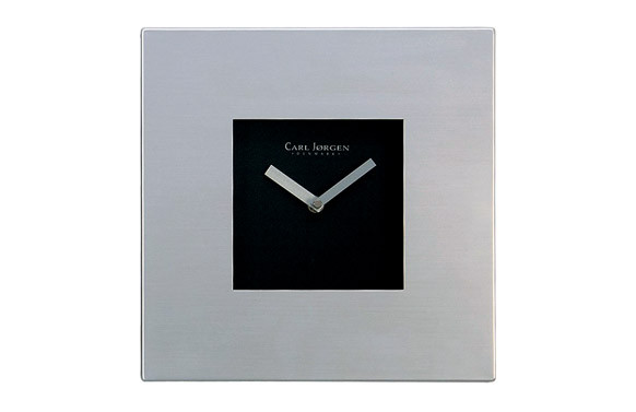 RELOJ CUADRADO ALUMINIO/NEGRO