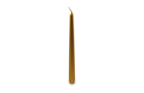 VELA CONICA ORO MATE 250X22