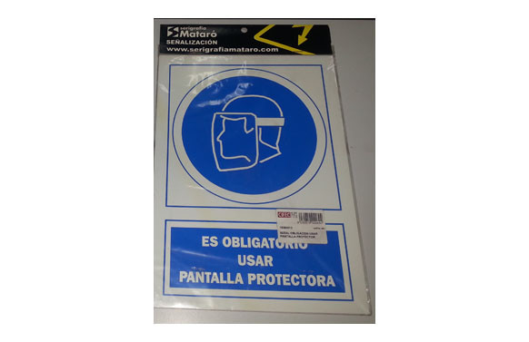 SEÑAL USAR PANTALLA PROTECTOR 21X29,7