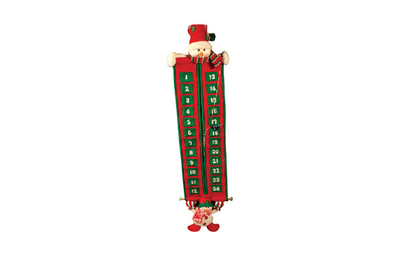 CALENDARIO ADVIENTO 2 MUÑECOS NIEVE 105 CM