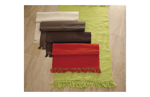 ALFOMBRA DHURRIE 50X80 VERDE
