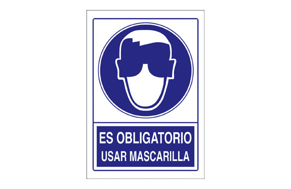 SEÑAL OBLIGACION USAR MASCARILLA SO-16 210X297PVC