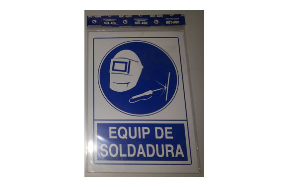 SEÑAL EQUIP SOLDADURA CATALAN