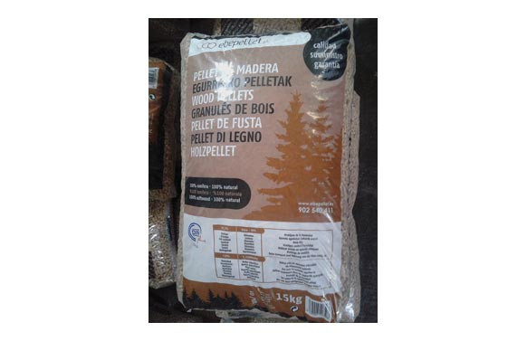 PELLET DE MADERA DIN PLUS SACO 15 KG