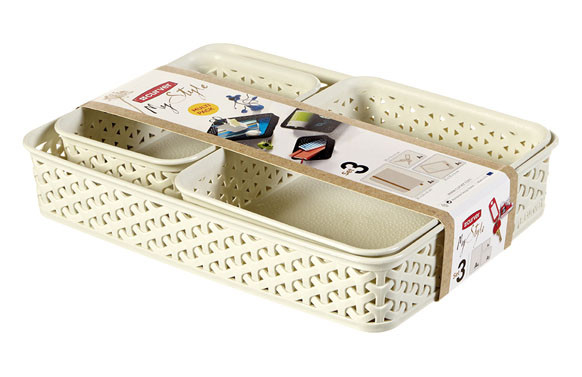 CESTA MY STYLE (SET 3U) BLANCO