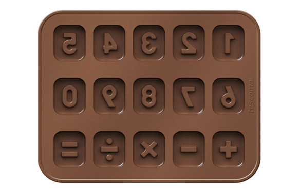 CORTAPASTAS CON MOLDE CHOCOLATE NUMEROS