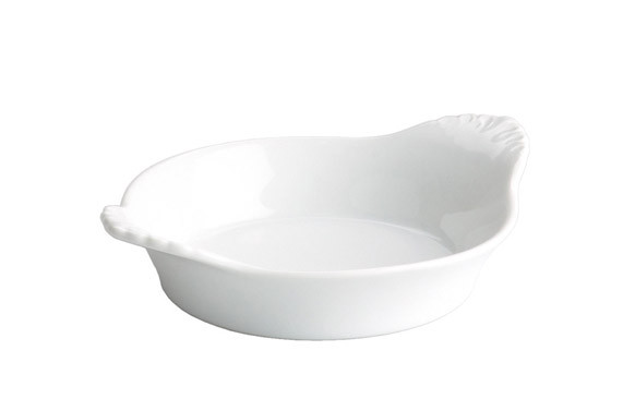 PLATO HUEVOS PORCELANA 22X17