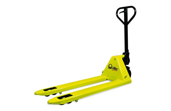 TRANSPALETA MANUAL GS BASIC S4 1150 X 525, 2.200 K RUEDA GOMA, RODILLO POLY