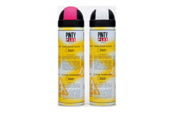 MARCADOR FLUORESCENTE 360º SPRAY CEREZA T184