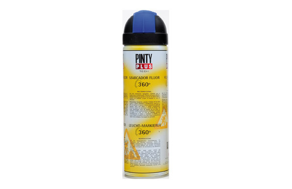 MARCADOR FLUORESCENTE 360º SPRAY AZUL T118