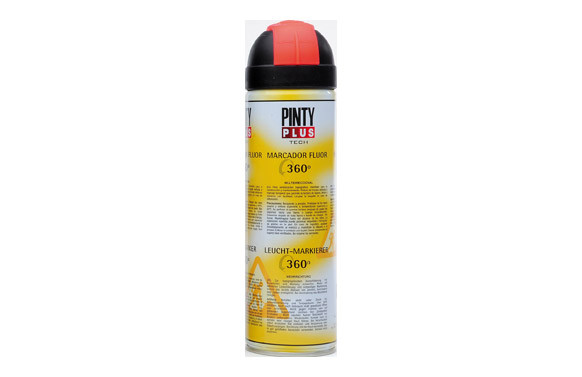 MARCADOR FLUORESCENTE 360º SPRAY NARANJA T143