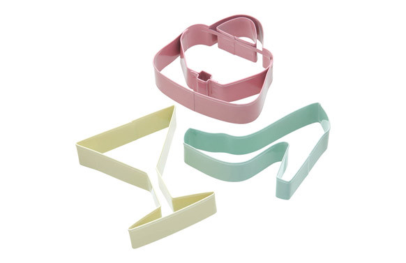 CORTADOR GALLETAS/FONDANT SET 3U 8250-GLAMOUR