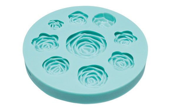 PLANTILLA SILICONA FONDANT NOVALLAS 9497-ROSAS