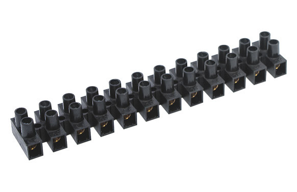 REGLETA CONEXION ELEC HOMOLOG. 10MM 57A NEGRO