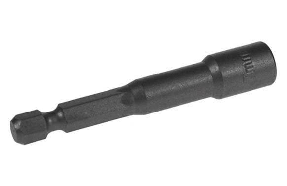 PUNTA VASO HEXAGONAL 7 MM.( 66 MM. E 6,3 - ¼\" ) MAGNETICA, CON ANCLAJE HEX. (1 PIEZAS)