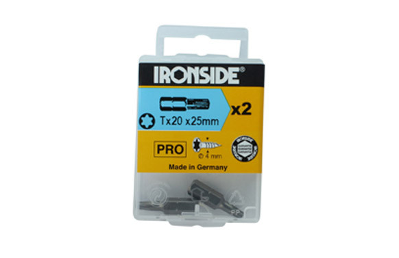 PUNTA TORX PRO ( TX 20 - 25 MM. ¼\" ) 2 PIEZAS