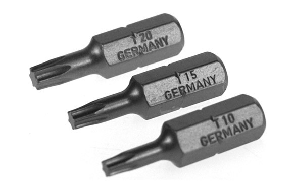 PUNTA TORX PRO ( TX 10 / 15 / 20 - 25 MM. ¼\" ) 3 PIEZAS