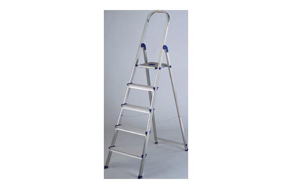 ESCALERA ALUMINIO PELDAÑO ANCHO 5 PELD PLUS