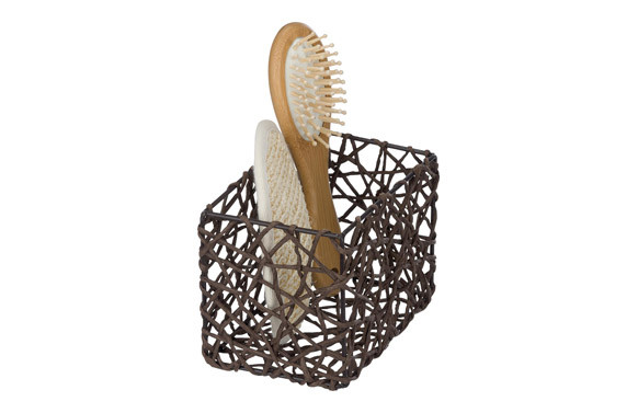 CESTA MULTIUSO MARRON CRULY 15 X 10,5 X 11 CM