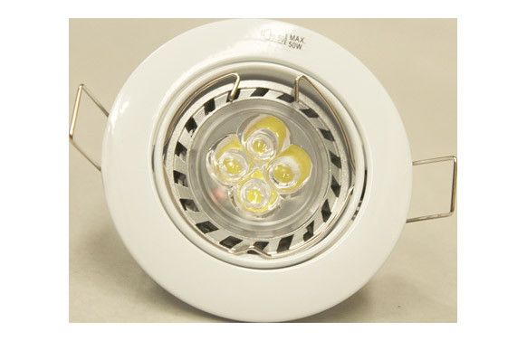EMPOTRABLE LED 5W BASCULANTE REDONDO BLANCO-6000K