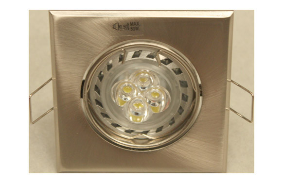 EMPOTRABLE LED 5W BASCULANTE CUADRADO NIQ.MATE-6000K