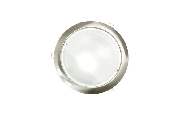 DOWNLIGHT REDONDO E-27 2X20W NIQUEL MAT-200 MM