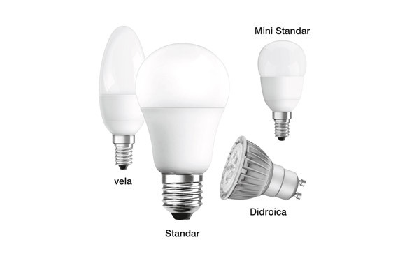 LAMPARA DICROICA LED 7W GU-5,3 LUZ CALIDA