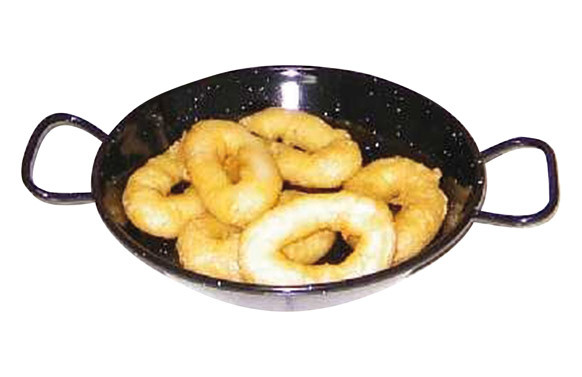 PAELLERA ESMALTADA CON TAPA 15 CM REF. 2