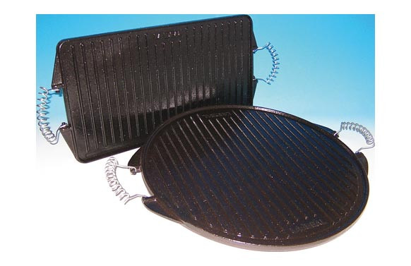 PLANCHA ESMALTADA HIERRO FUNDIDO D.42CM