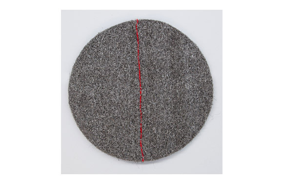 DISCO CRISTALIZADOR 17\'/42,5CM AKRON ROJO MEDIO