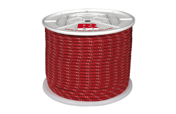 CUERDA POLIESTER TRENZADA ROJA 10MM-100 MT